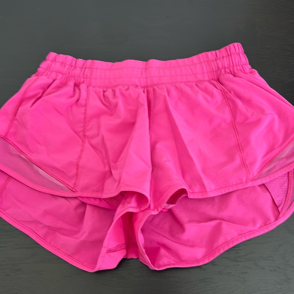 Sonic Pink Lululemon Hotty hot shorts